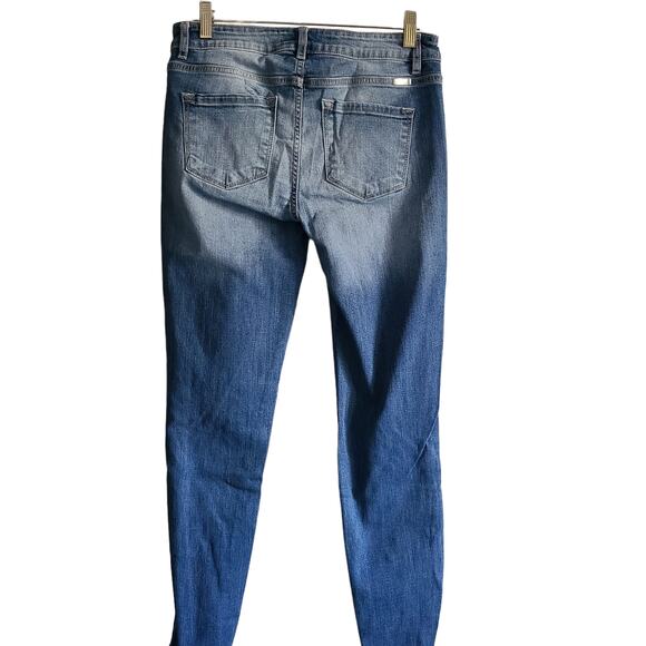 KANCAN Cassandra Mid Rise Ankle Skinny Jeans Medium Wash KC8274M Women's 9/28 - Picture 3 of 12